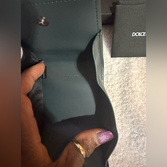 Dolce & Gabbana Bag Charm/Mini Wallet Key Card Holder with Iconic DG Logo - Picture 3 of 6